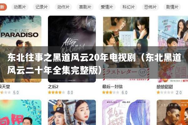 东北往事之黑道风云20年电视剧(东北黑道风云二十年全集完整版)