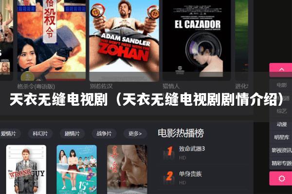 天衣无缝电视剧(天衣无缝电视剧剧情介绍)