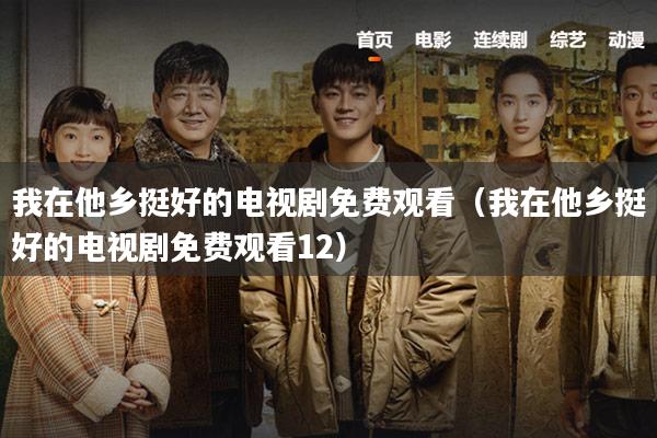 我在他乡挺好的电视剧免费观看（我在他乡挺好的电视剧免费观看12）