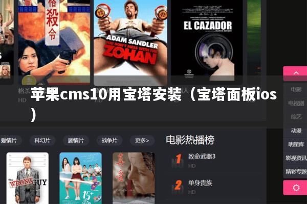 苹果cms10用宝塔安装（宝塔面板ios）